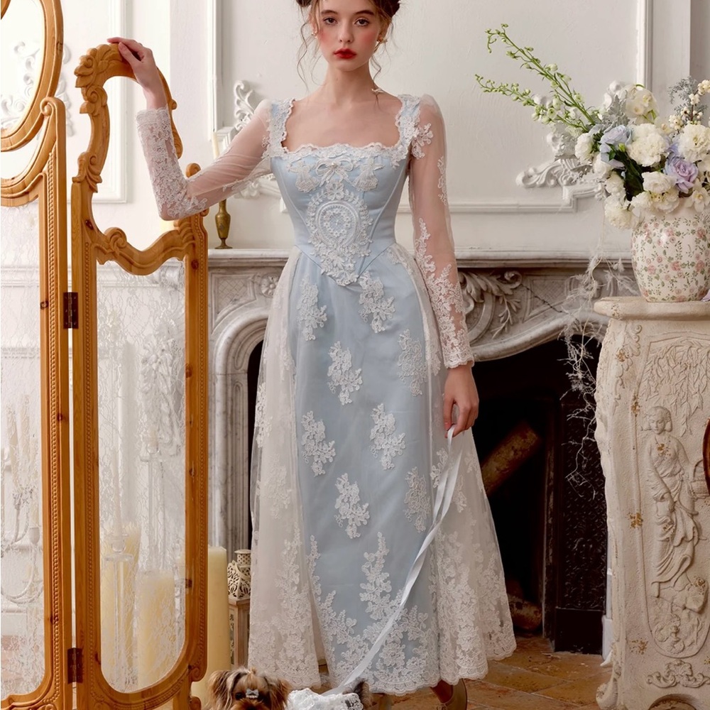 “Frozen” Corset Dress